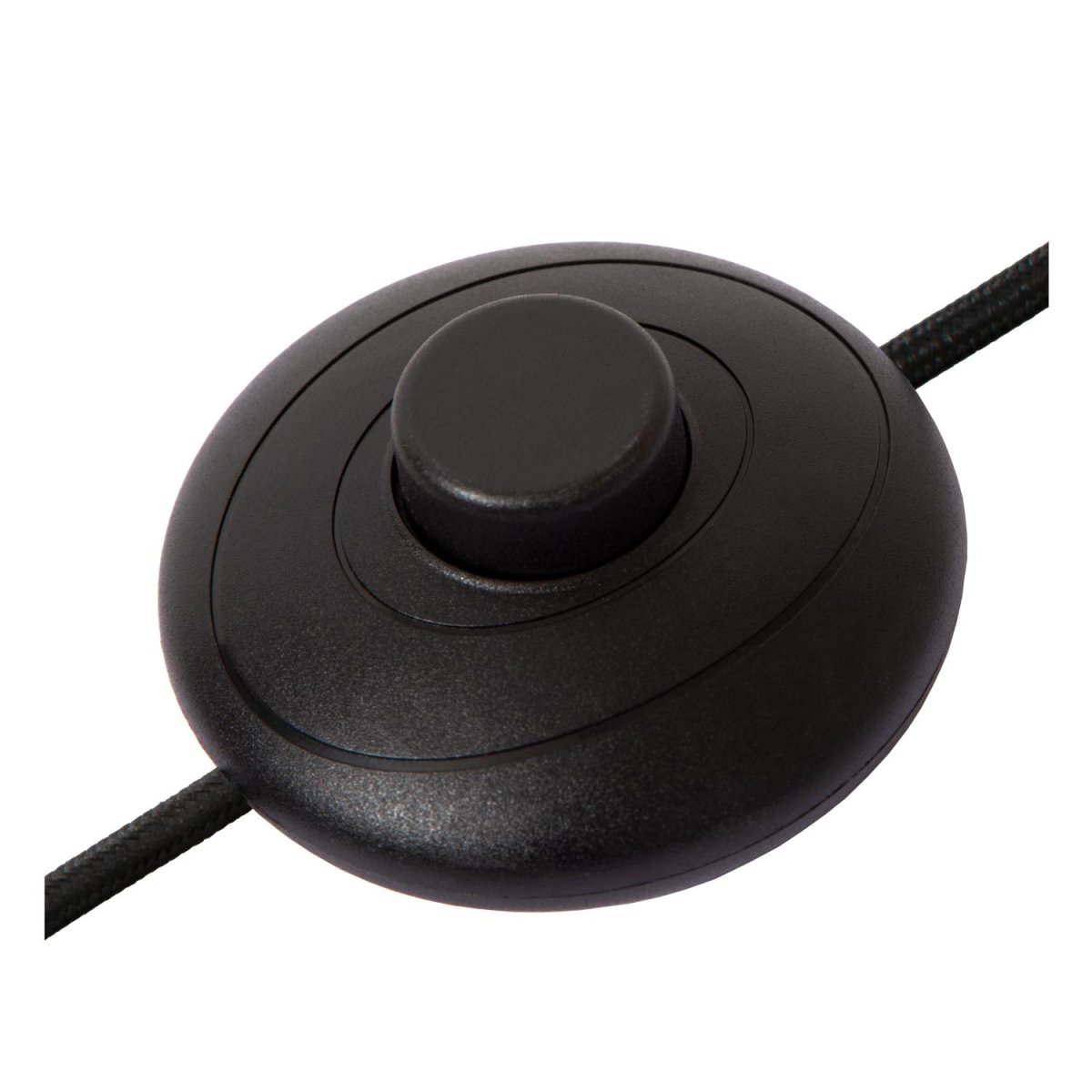 Sentino Oransje gulvlampe Fra Lucide - Denne gulvlampen har en blank, belagt glassskjerm i form av en smultring, plassert på; en stilig metallbase.