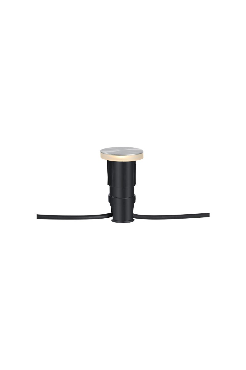 Terrasse-Spotlight 3W 60mm Aluminium Garden 24 Fra Markslöjd - Garden 24 er IP44-klassifisert og tilpasset for hage- og utend&oslash;rsbelysning som du enkelt selv kan installere.
