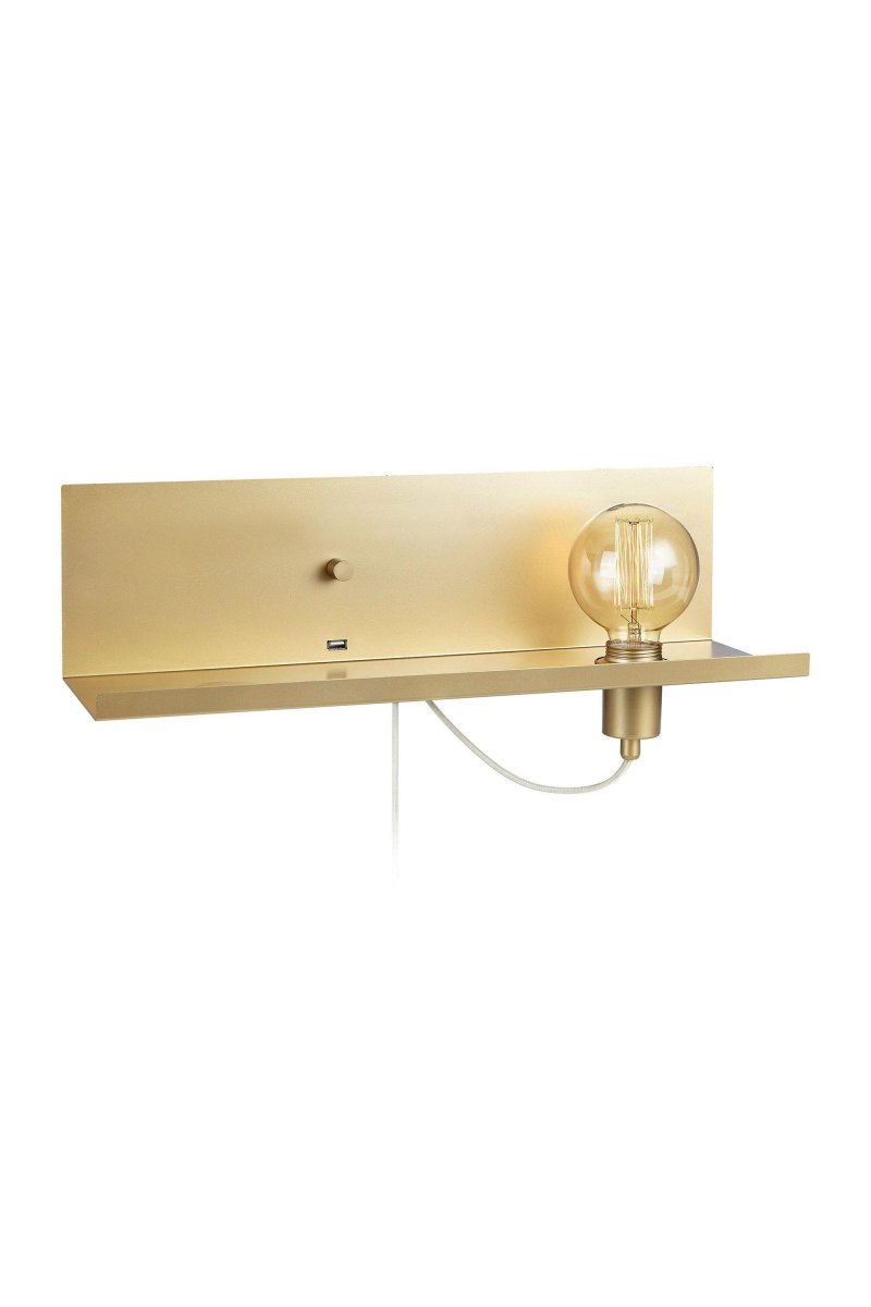 Multi 50cm Gull vegglampe Fra Markslöjd - Med sin minimalistiske og sofistikerte design blir den en elegant og praktisk detalj i hjemmet.