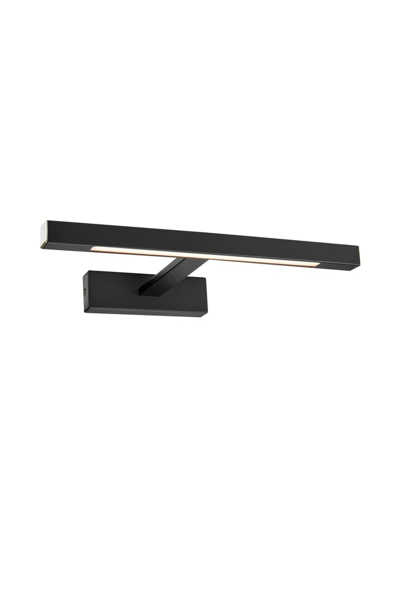 Neptunus 38cm Svart baderomslampe Fra Markslöjd - Denne elegante og moderne vegglampen er det perfekte valget for å belyse speil og bad med stil.