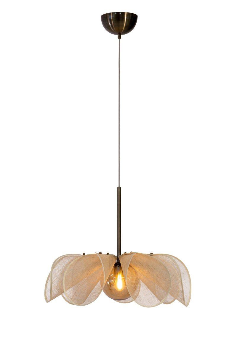 Styrka Ø63 Beige Taklampe Fra Markslöjd - Lampen har en diameter på 63 cm og passer perfekt på soverommet, i stuen eller over spisebordet.