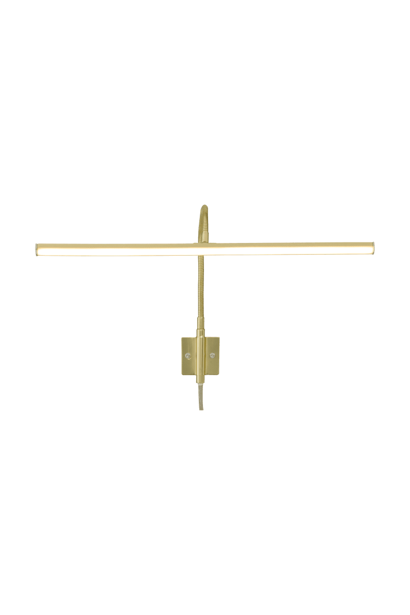 Miro 40cm Gull Fra Aneta Lighting - Miro har en integrert LED-lyskilde på; 5W og gir en varmhvit glød på maks 450 lumen.