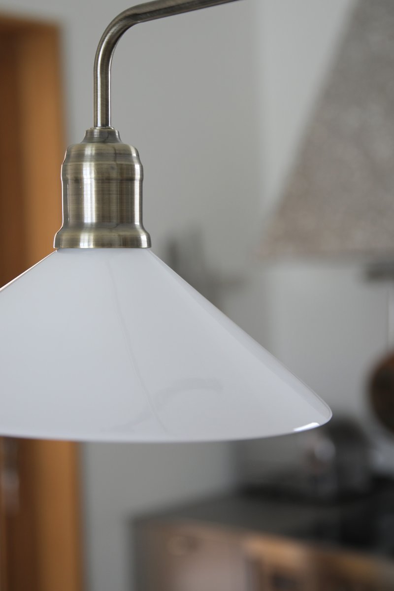 Vela 75cm Messing/hvit Taklampe Fra Markslöjd - 