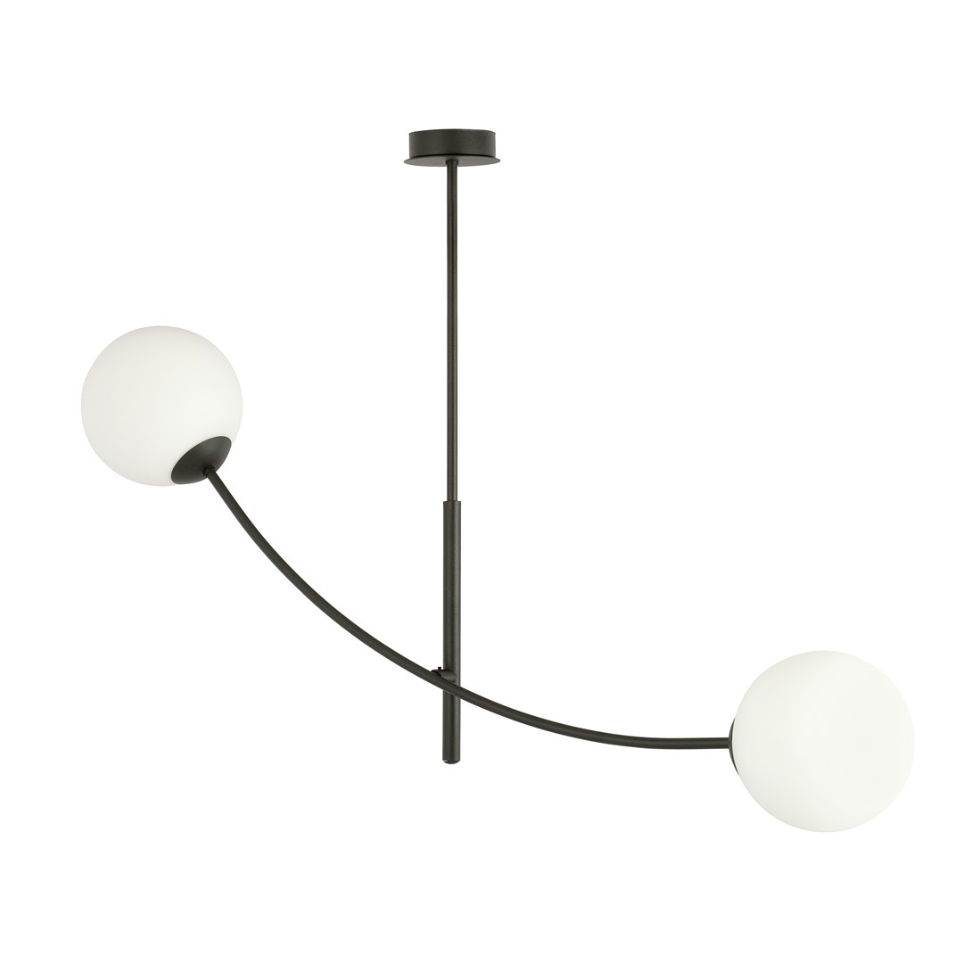 Hunter 83cm Svart og hvitt Taklampe Fra Emibig Lighting - Hunter er en bestselgende serie med moderne taklamper som passer like godt i moderne som i mer tradisjonelle interi&oslash;rer.