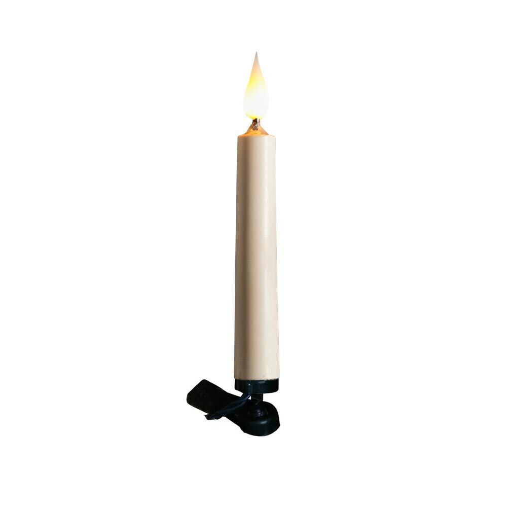 Juletrebelysning varmhvit 25LED 17m Grønn Fra Konstsmide - Hver lyslenke har en integrert LED-p&aelig;re med en 3D-flamme som gir et livlig inntrykk og sprer en vakker varm hvit gl&oslash;d.