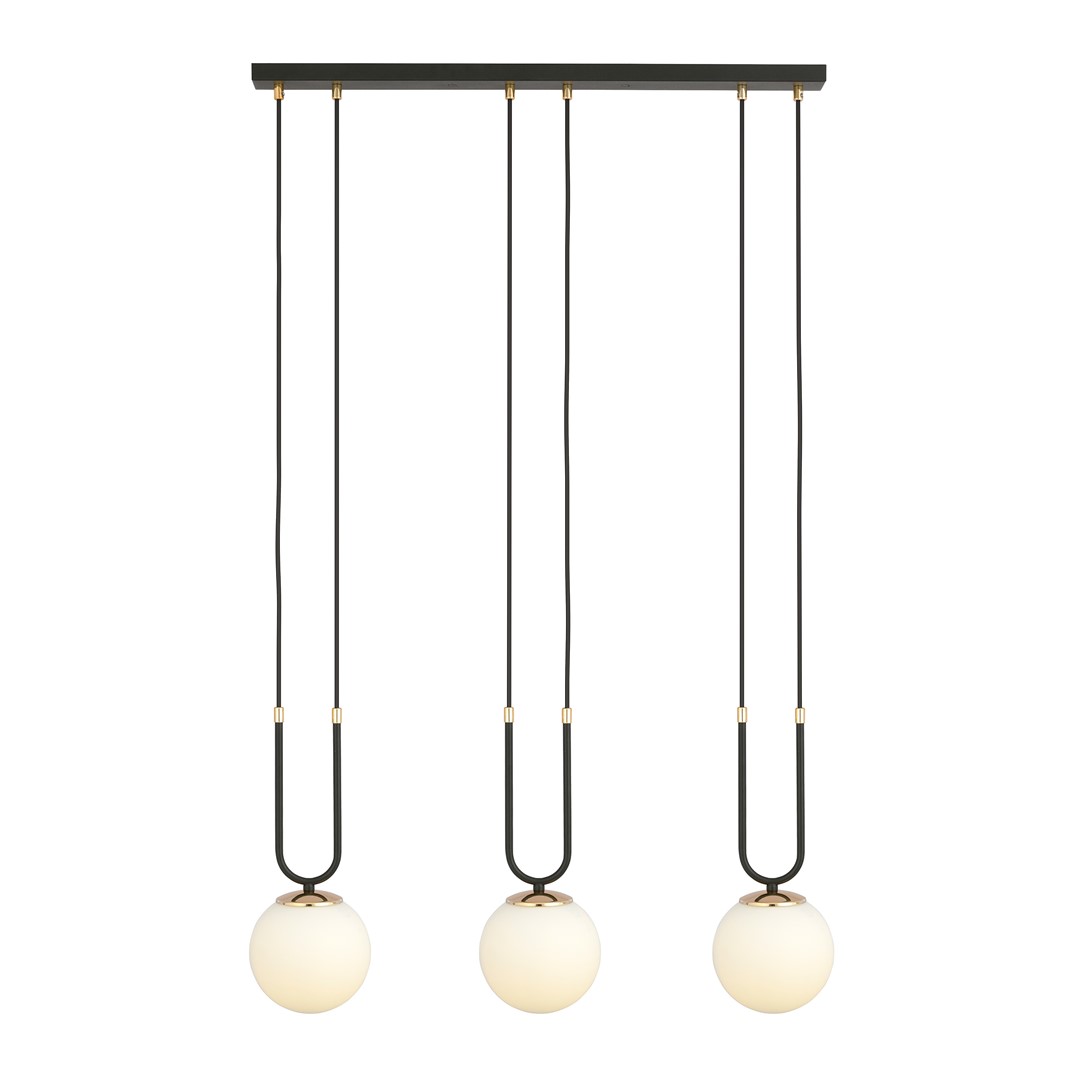 Glam 70cm Svart Taklampe Fra Emibig Lighting - De tilf&oslash;rer en eksklusiv og atmosf&aelig;risk atmosf&aelig;re til rommet og utstr&aring;ler b&aring;de eleganse og raffinement.