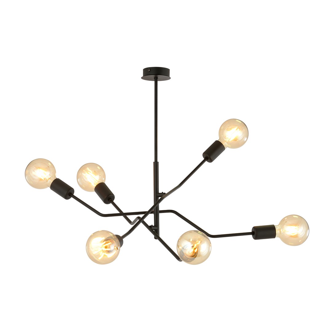 Frix Ø66 Svart Taklampe Fra Emibig Lighting - Den klassisk elegante sorte fargen gir mange interi&oslash;rdesignmuligheter og smelter s&oslash;ml&oslash;st inn i b&aring;de moderne og tradisjonelle milj&oslash;er.