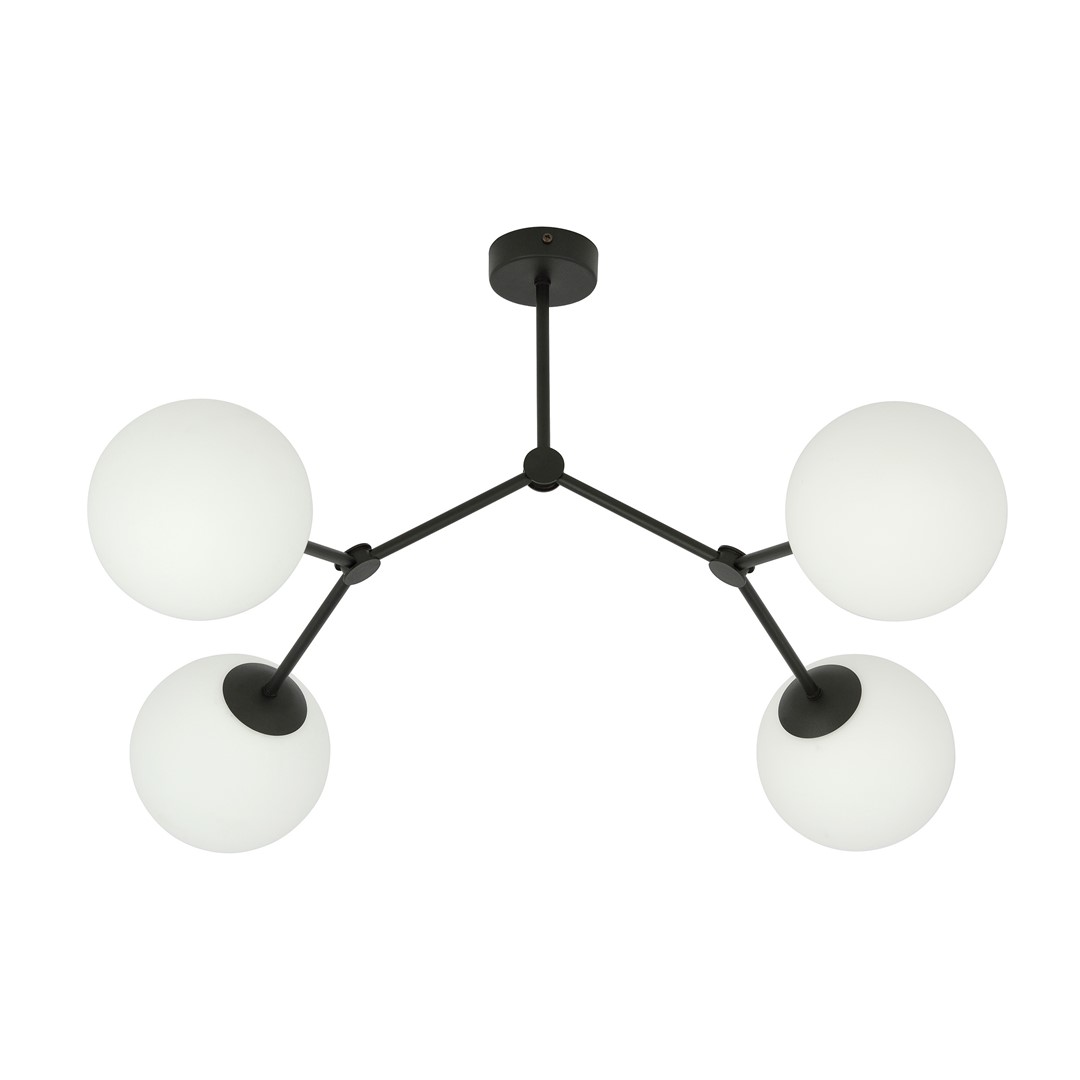 Space 80cm Hvit plafond Fra Emibig Lighting - Mellomrom &ndash; En taklampe som passer perfekt inn i den stilige trenden og imponerer med sin unike form og karakteristiske design.