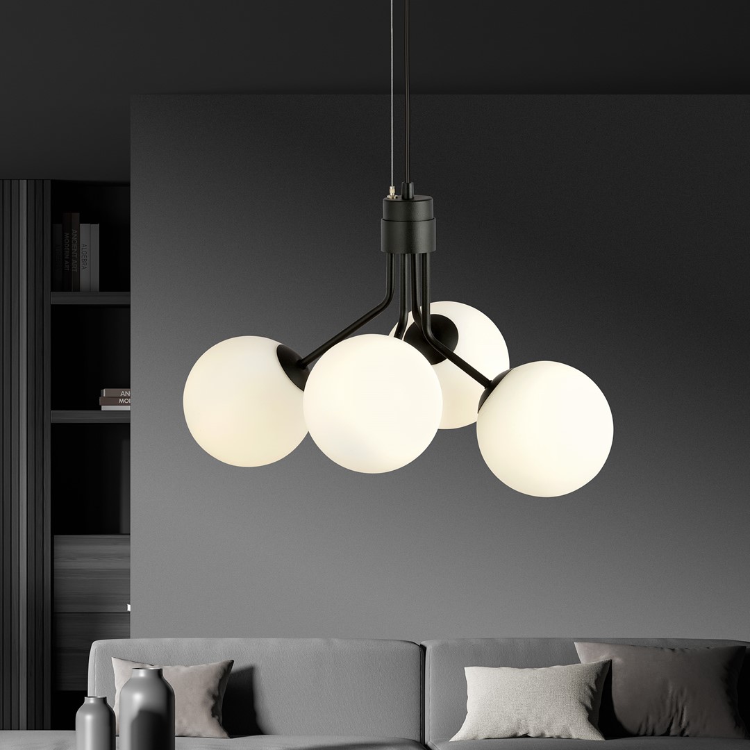 Nova Ø46 Hvit Taklampe Fra Emibig Lighting - Nova er en lampeserie som passer perfekt i b&aring;de moderne og tradisjonelle interi&oslash;rer.