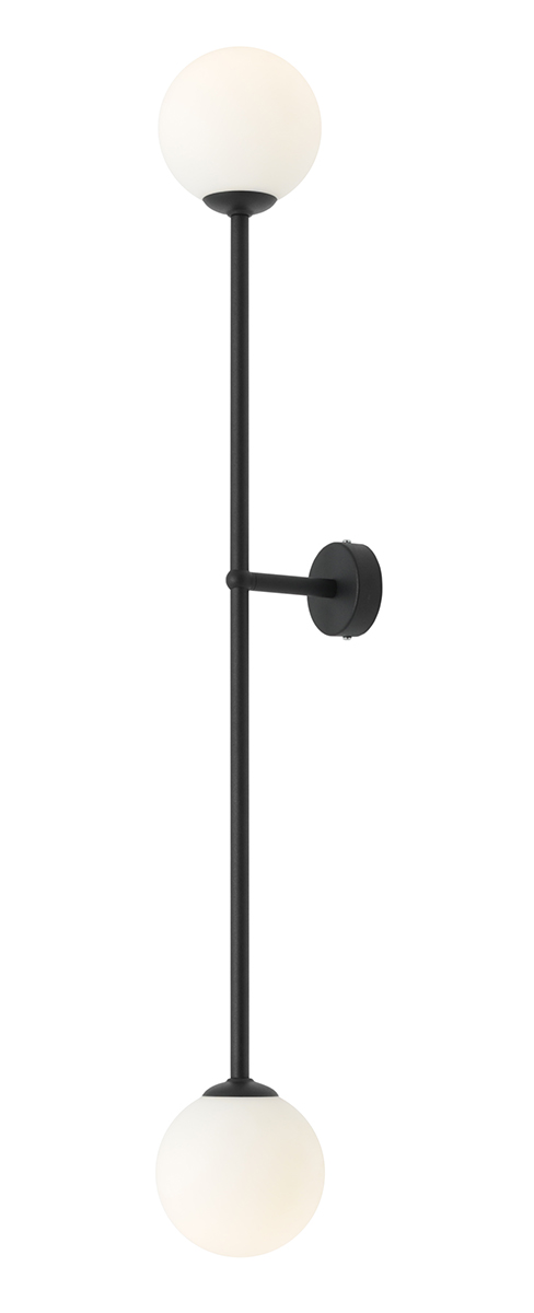 Aria 100cm Svart vegglampe Fra Artera - Den perfekte prikken over i'en; veggen din og la denne lampen lyse opp hjemmet ditt med stil og eleganse.