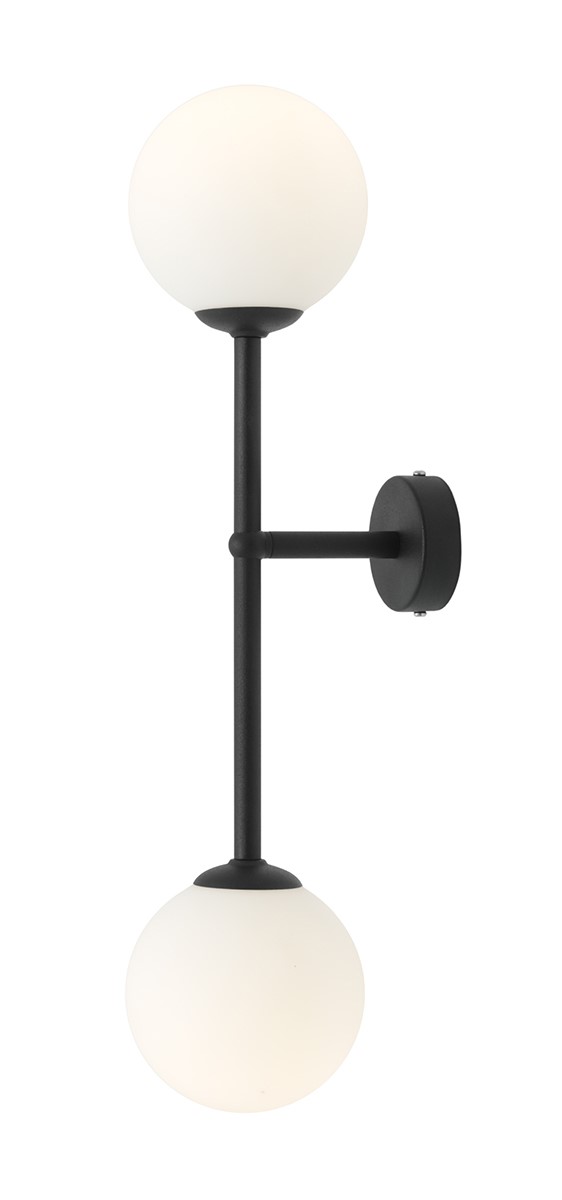 Zoom bilde av Aria 28cm Svart vegglampe Fra Artera - Den perfekte prikken over i'en; veggen din og la denne lampen lyse opp hjemmet ditt med stil og eleganse.