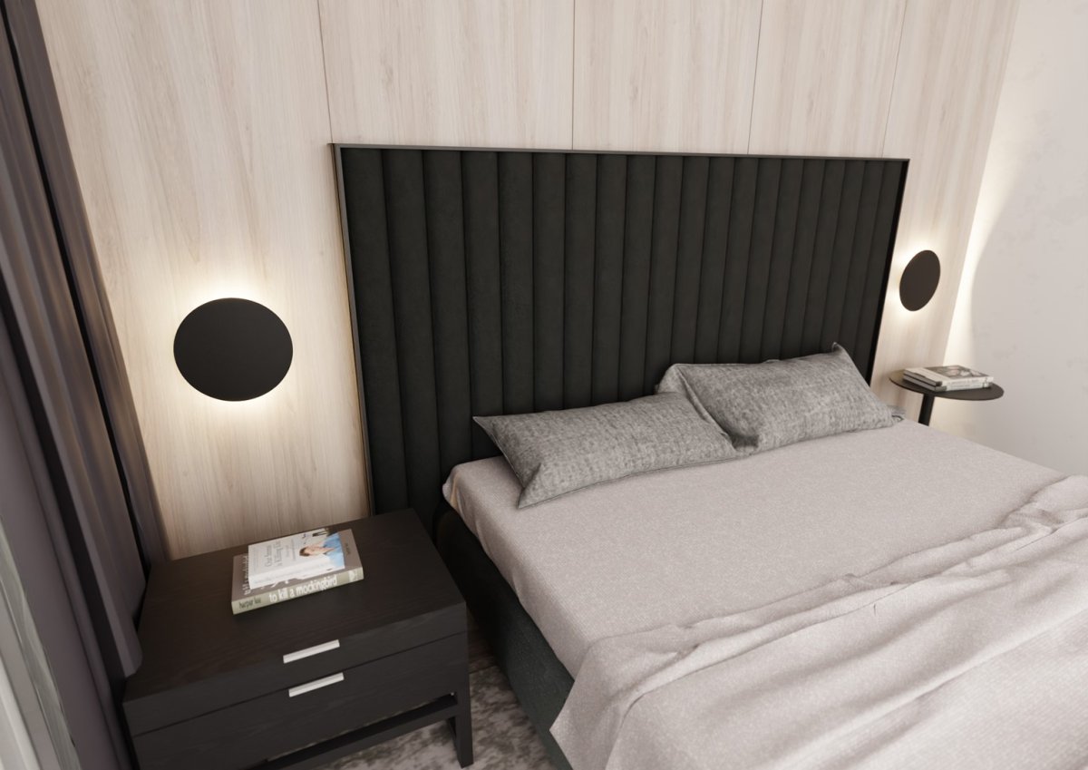 Form Ø30 Svart vegglampe Fra Emibig Lighting - Den er perfekt for &aring; lyse opp trapper, korridorer, innganger og som ekstra stemningsbelysning i stuen eller soverommet.