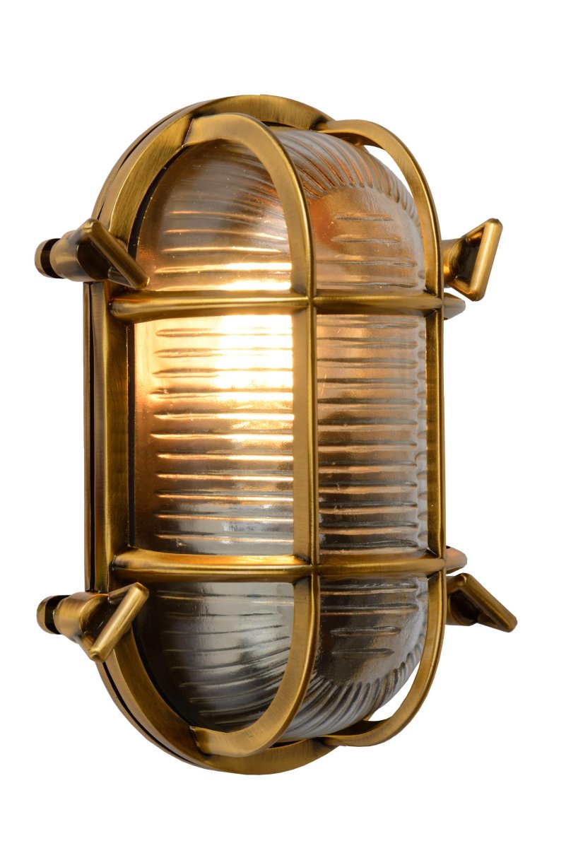 Dudley Matt gull/messing utendørslampe Fra Lucide - Unike produktegenskaper:Passer for bruk med LED-lyskildeLett å koble til en dimmer (ekskl.