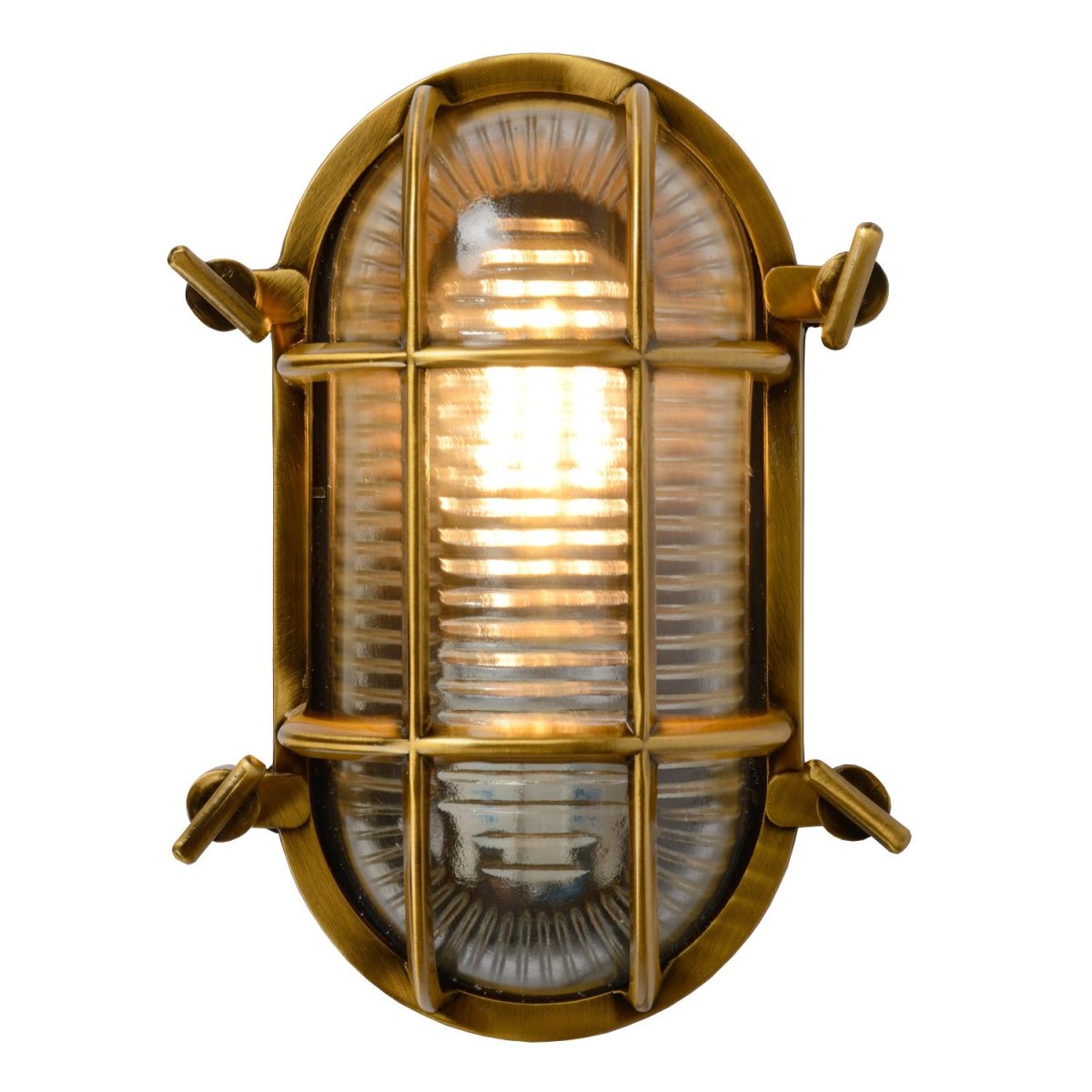 Dudley Matt gull/messing utendørslampe Fra Lucide - Unike produktegenskaper:Passer for bruk med LED-lyskildeLett å koble til en dimmer (ekskl.