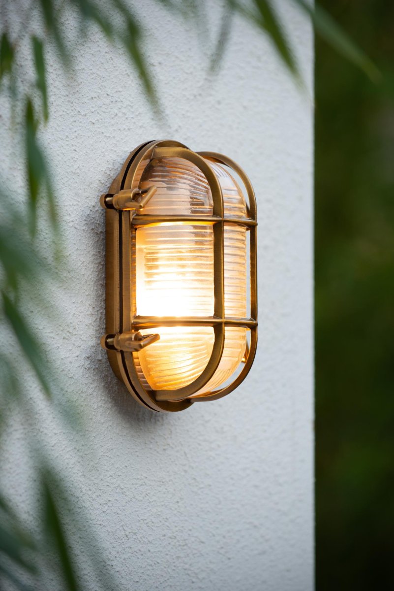 Dudley Matt gull/messing utendørslampe Fra Lucide - Unike produktegenskaper:Passer for bruk med LED-lyskildeLett å koble til en dimmer (ekskl.