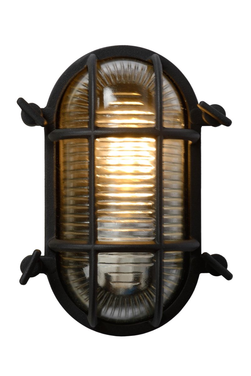 Dudley Svart utendørslampe Fra Lucide - Unike produktegenskaper:Passer for bruk med LED-lyskildeLett å koble til en dimmer (ekskl.