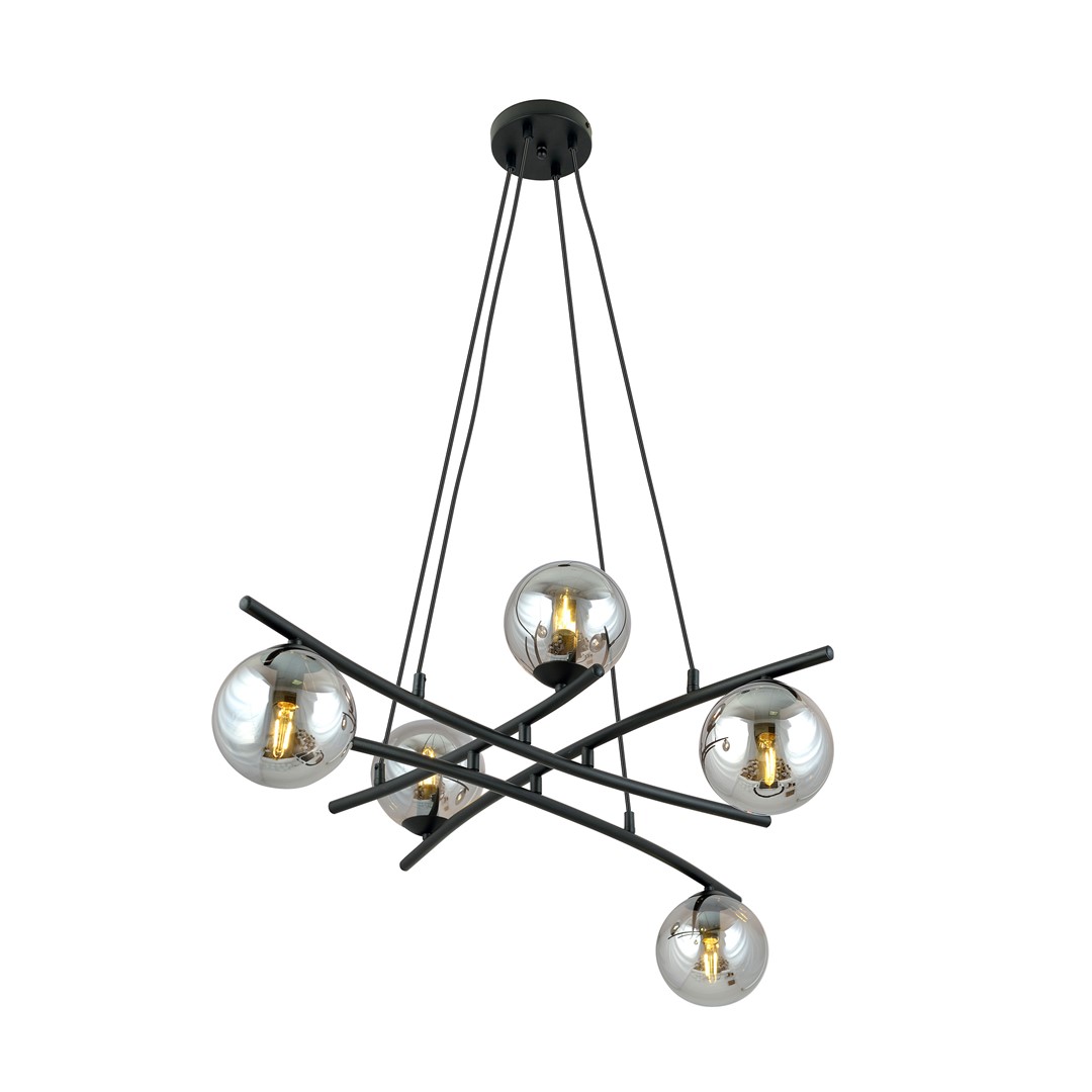 Essa Ø100 Røykfarget Taklampe Fra Emibig Lighting - Serien passer perfekt inn i stuen og gir den en unik karakter og stil.