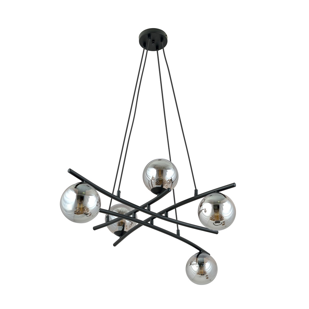 Essa Ø100 Røykfarget Taklampe Fra Emibig Lighting - Serien passer perfekt inn i stuen og gir den en unik karakter og stil.