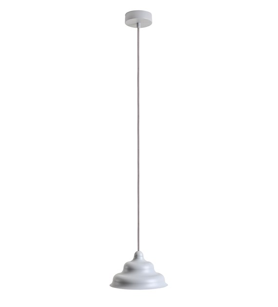 Wave Ø17 Blå Taklampe Fra Artera - Den forvitrede skjermen av metall i en matt grå bl&aring; farge gir en fin spredning av lys nedover, noe som gjør den perfekt å henge over spisebordet eller kjøkkenet.