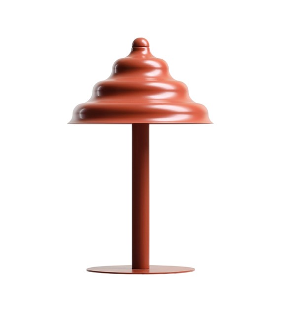 Wave 36cm Oransje bordlampe Fra Artera - Wave er en moderne bordlampe med retrodesign, som gjør den allsidig belysning og passer inn i ethvert hjem.