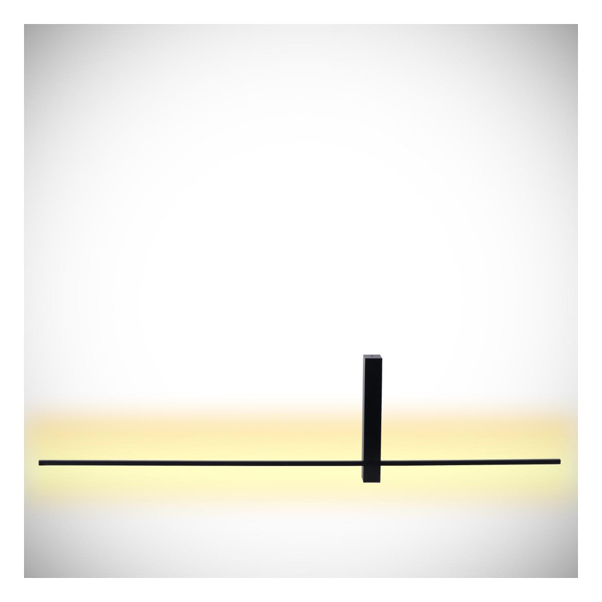 Segin 90cm Svart vegglampe Fra Lucide - Det høykvalitets aluminiumsdesignet sørger for at vegglampens moderne og indirekte lys virkelig kommer til sin rett.