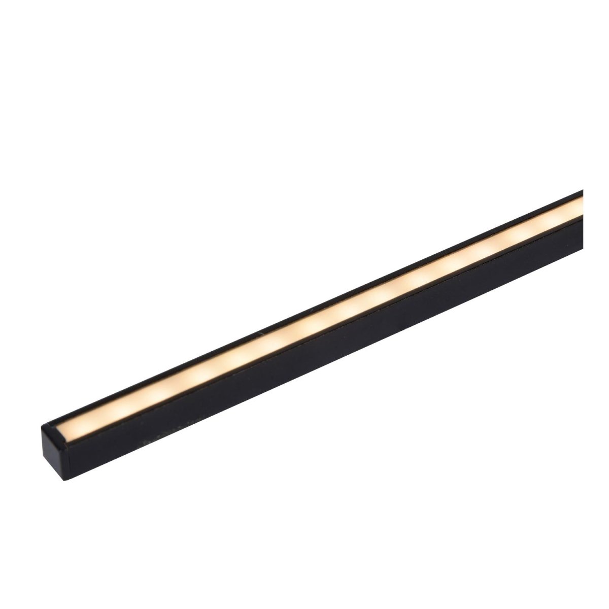 Mizar 60cm Svart baderomslampe Fra Lucide - Denne vegglampen, med en bredde på 60 centimeter, er en uunnværlig følgesvenn i et moderne bad.