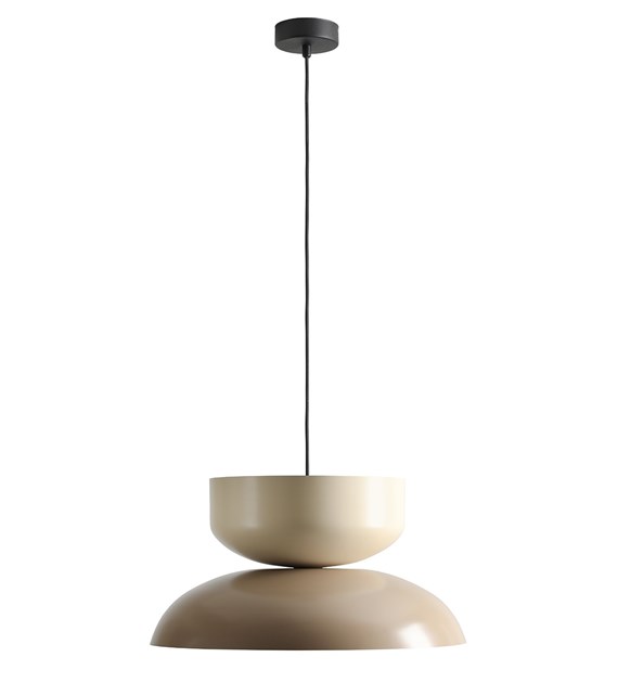 Elo Ø47 Beige/kremhvit Taklampe Fra Artera - Med sin myke kremhvite og varme beige farge blir den et lekent og stilig element i interiøret.