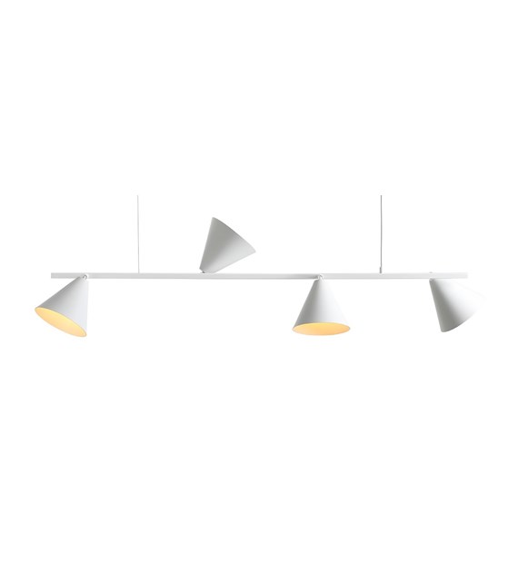 Form 120cm Hvit Taklampe Fra Artera - Lampens enkle og geometriske design gjør den til en allsidig belysningsløsning som passer inn i de fleste interiørstiler, samtidig som den tilfører et snev av moderne eleganse til rommet.