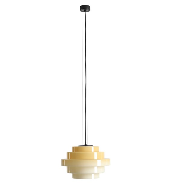 Filo Ø36 Gul Taklampe Fra Artera - Filo pendellampe er en stilig taklampe i lysegult glass som sprer et mykt og behagelig lys.