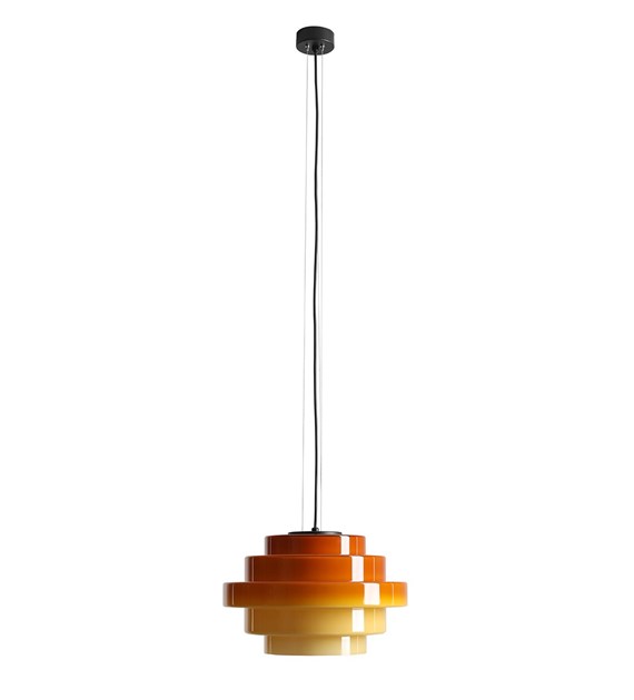 Filo Ø36 Oransje Taklampe Fra Artera - Filo pendellampe er en stilig taklampe i oransjefarget glass som sprer et mykt og behagelig lys.