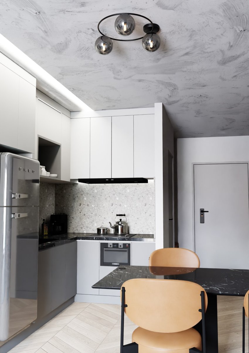 Sopra Ø47 Røykfarget plafond Fra Emibig Lighting - De r&oslash;kte glassskjermene tilf&oslash;rer lyshet og sprer lyset jevnt, og bidrar til behagelig og effektiv rombelysning.