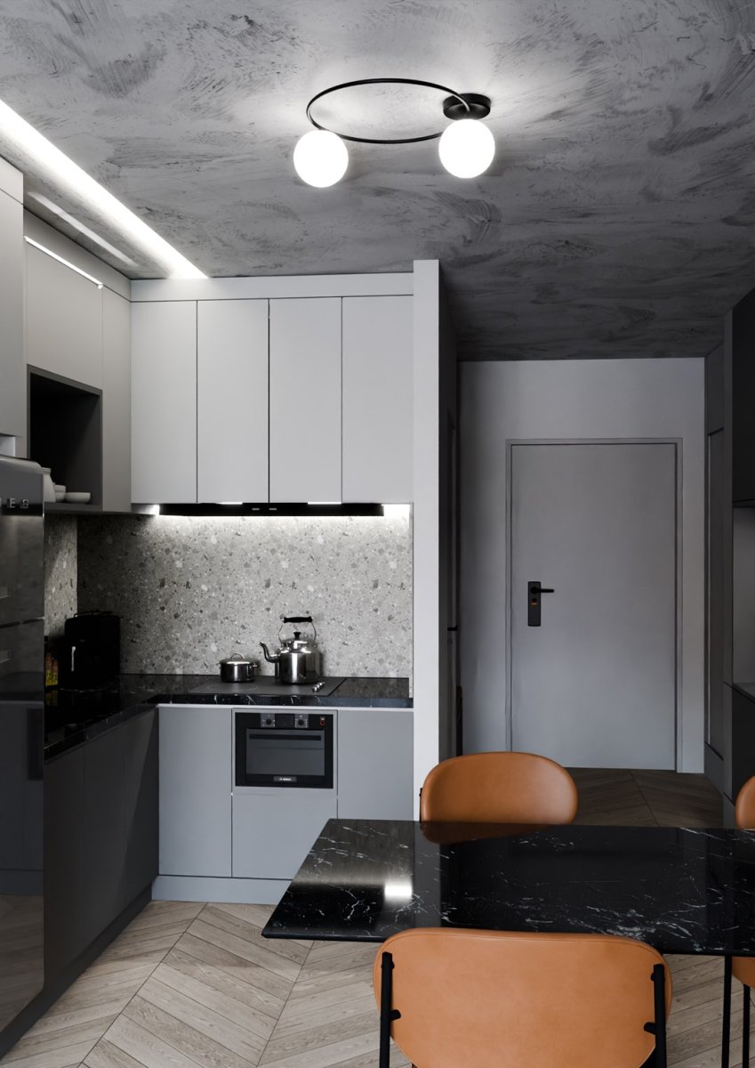 Sopra Ø47 Hvit plafond Fra Emibig Lighting - De opalglassskjermene tilf&oslash;rer lyshet og sprer lyset jevnt, og bidrar til behagelig og effektiv rombelysning.