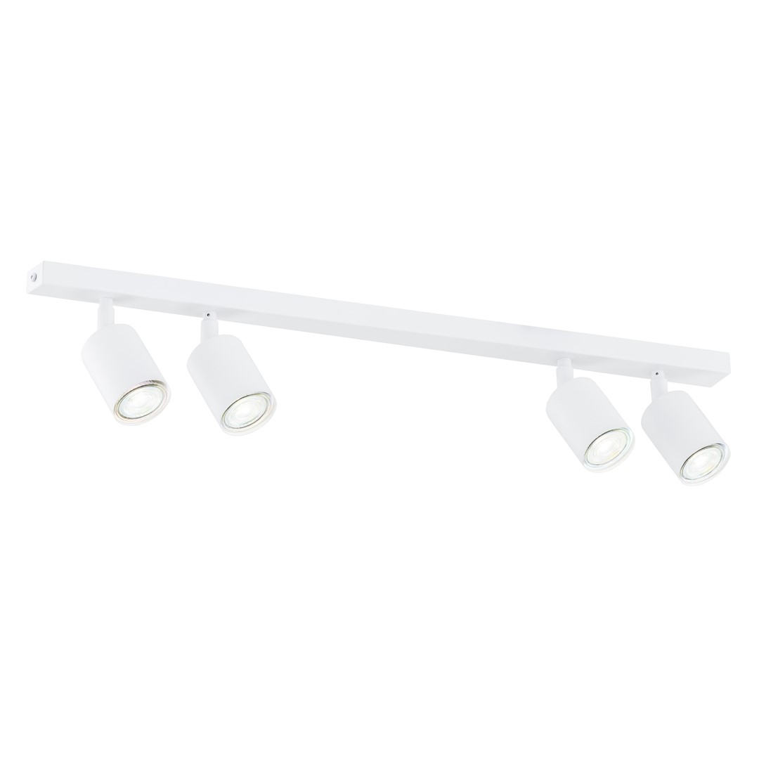 Flash 4 Hvit spotlight Fra Emibig Lighting - Taklampen Flash er et utmerket eksempel på; minimalistisk design.