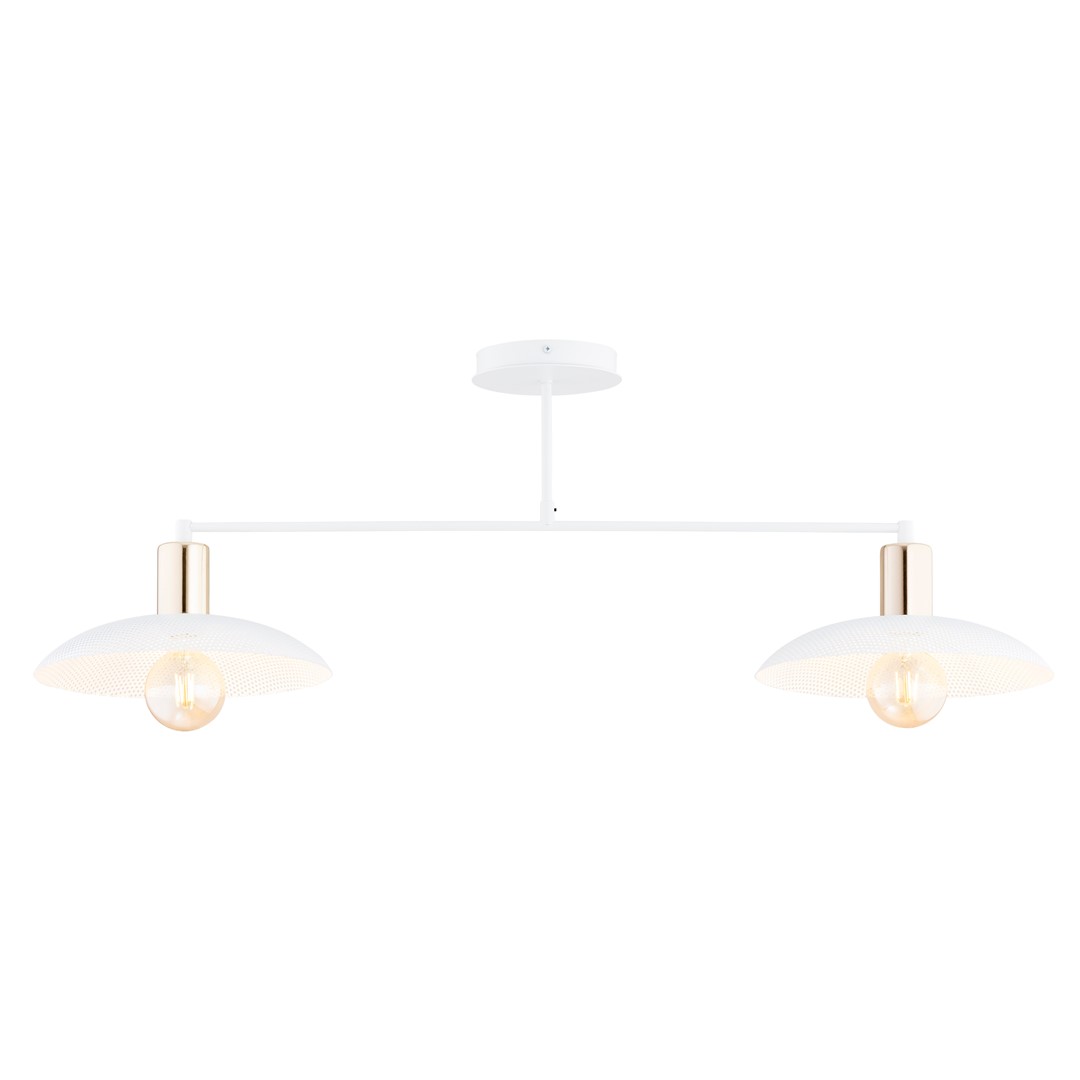 Spirit 100cm Hvit plafond Fra Emibig Lighting - Perfekt for de som &oslash;nsker &aring; legge til en industriell estetikk til interi&oslash;rdesignen mens de skaper en moderne f&oslash;lelse i hvert rom.