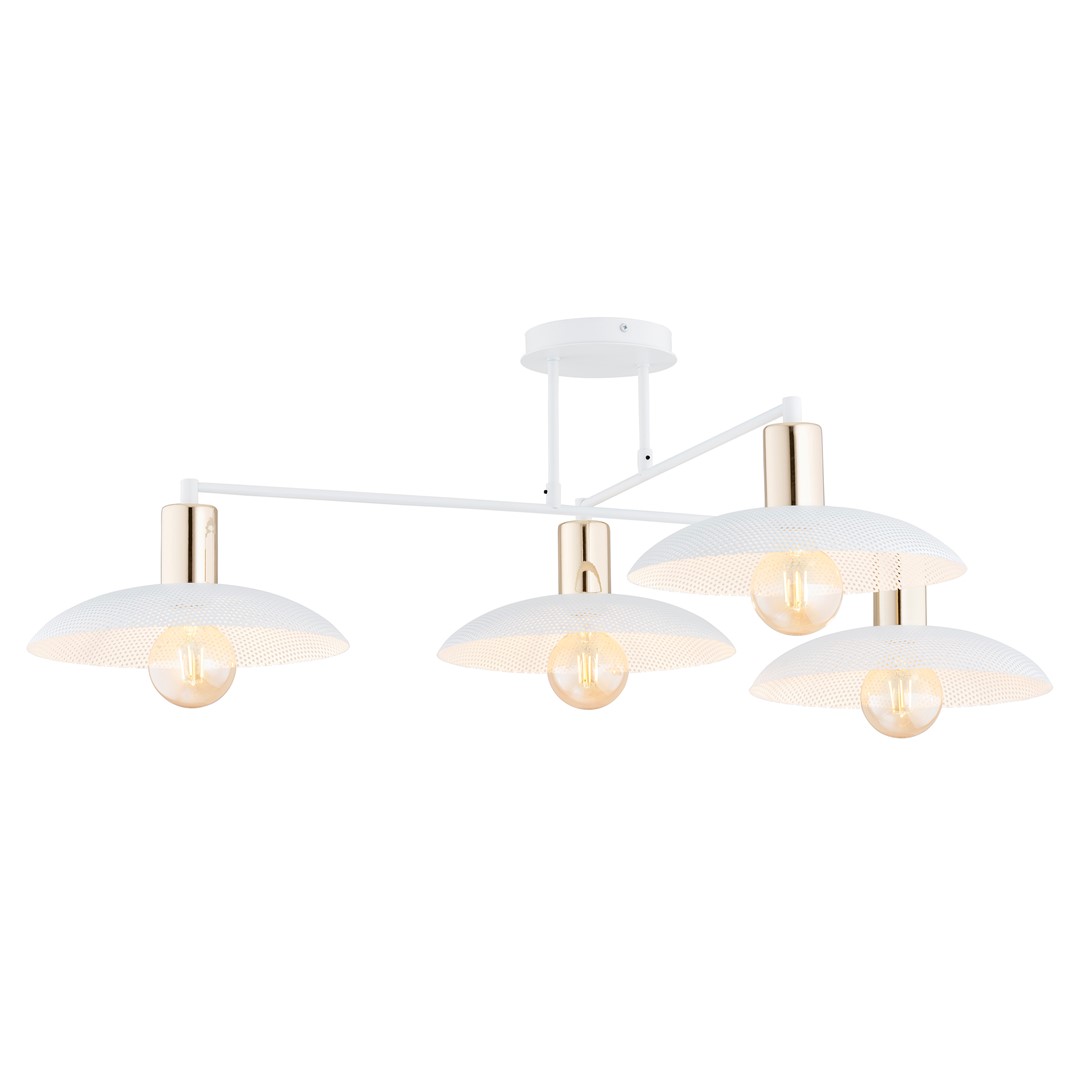 Spirit 100cm Hvit plafond Fra Emibig Lighting - Perfekt for de som &oslash;nsker &aring; legge til en industriell estetikk til interi&oslash;rdesignen mens de skaper en moderne f&oslash;lelse i hvert rom.