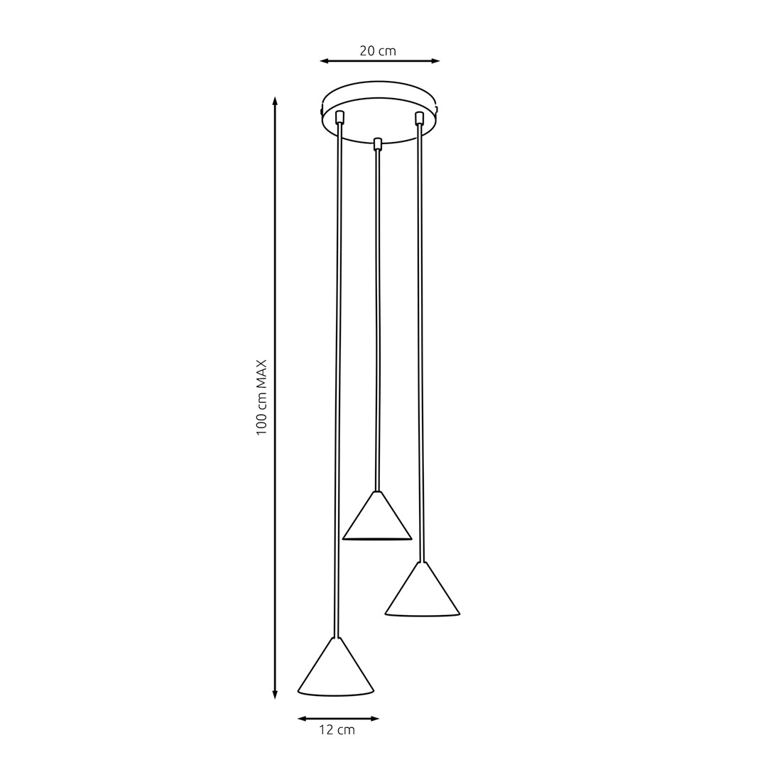 Elit Premium Ø20 Gull Taklampe Fra Emibig Lighting - Elit er en unik lysarmatur med moderne og minimalistisk design.