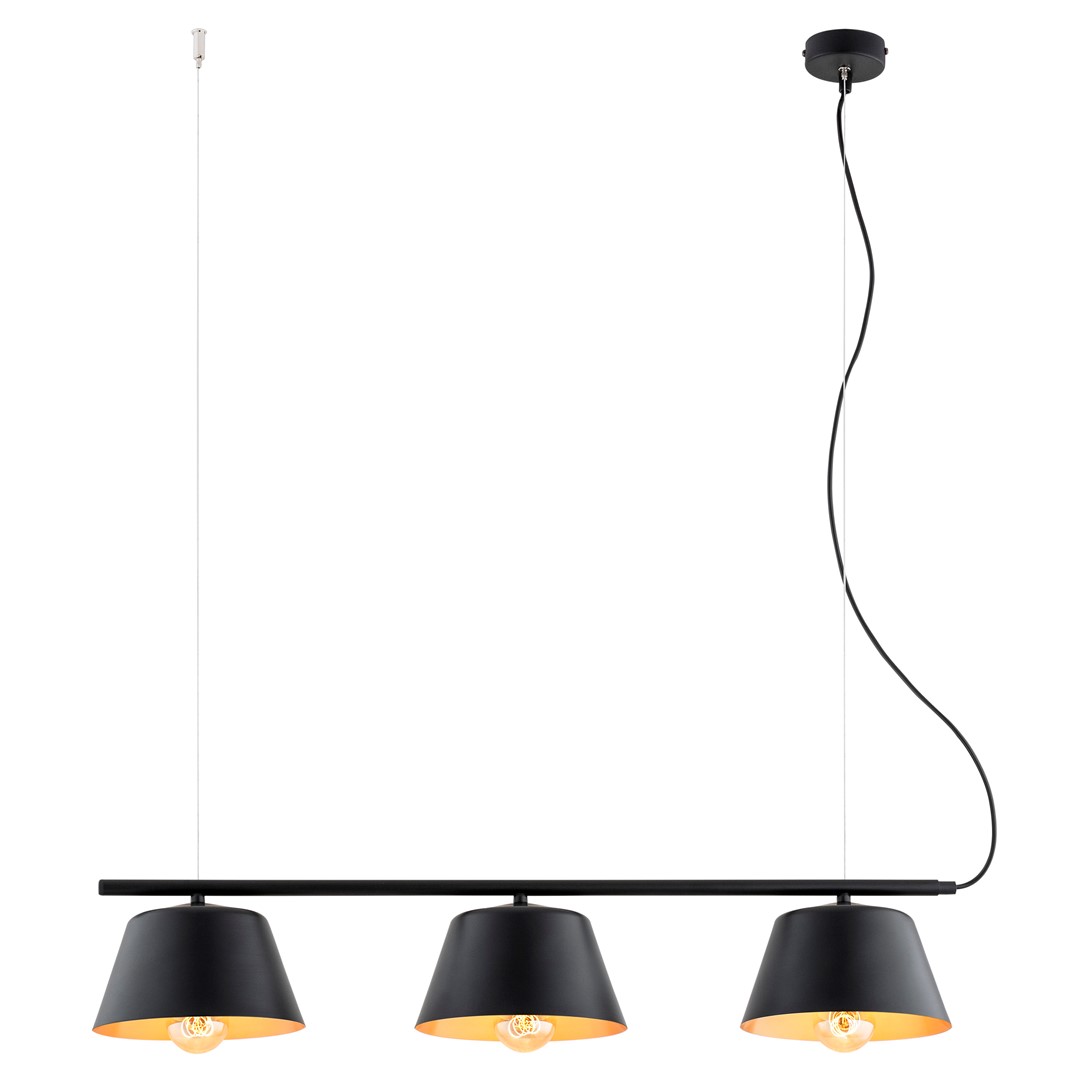 Gelato 82cm Svart Taklampe Fra Emibig Lighting - Det enkle, men elegante designet passer inn i moderne interi&oslash;r og gir en f&oslash;lelse av letthet og harmoni.