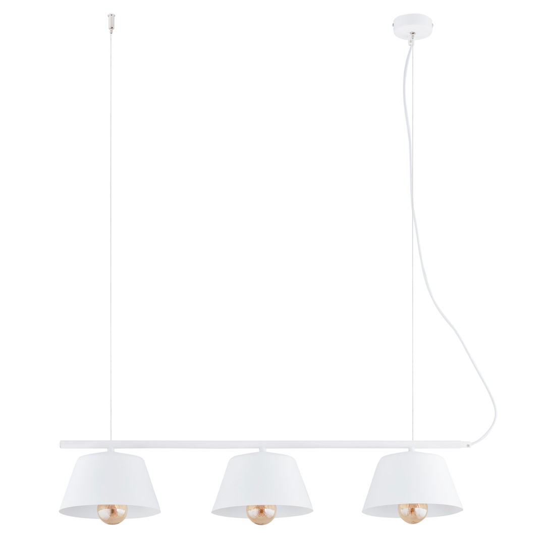 Gelato 82cm Hvit Taklampe Fra Emibig Lighting - Det enkle, men elegante designet passer inn i moderne interiør og gir en følelse av letthet og harmoni.