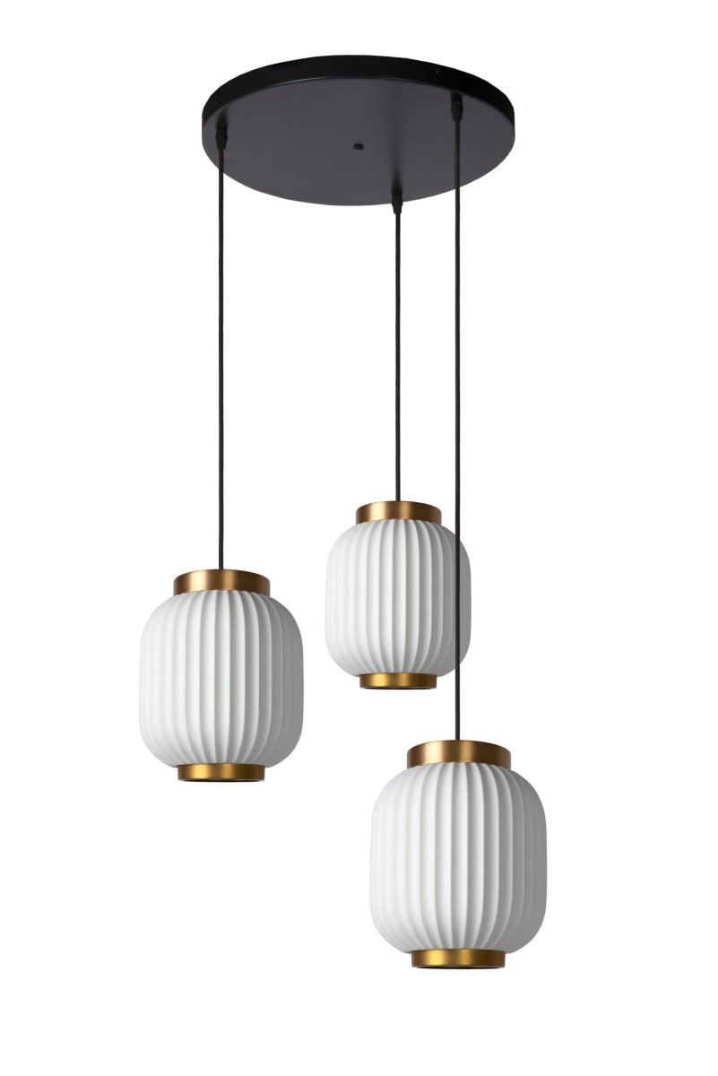 Gosse Ø55 Hvit Taklampe Fra Lucide - I tillegg kan du enkelt koble Gosse til en dimmer for enda mer atmosfære.