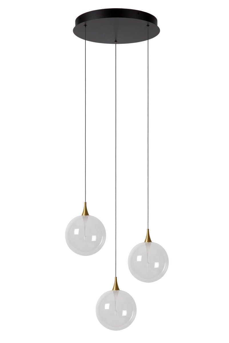 Gisela Ø36 Gjennomsiktig Taklampe Fra Lucide - Unike produktegenskaperMed integrerte dimbare LED-lyskilderUtstyrt med varmt hvitt lys (2700K)Denne lampen kan kobles til i h&oslash;yden(ekskl.