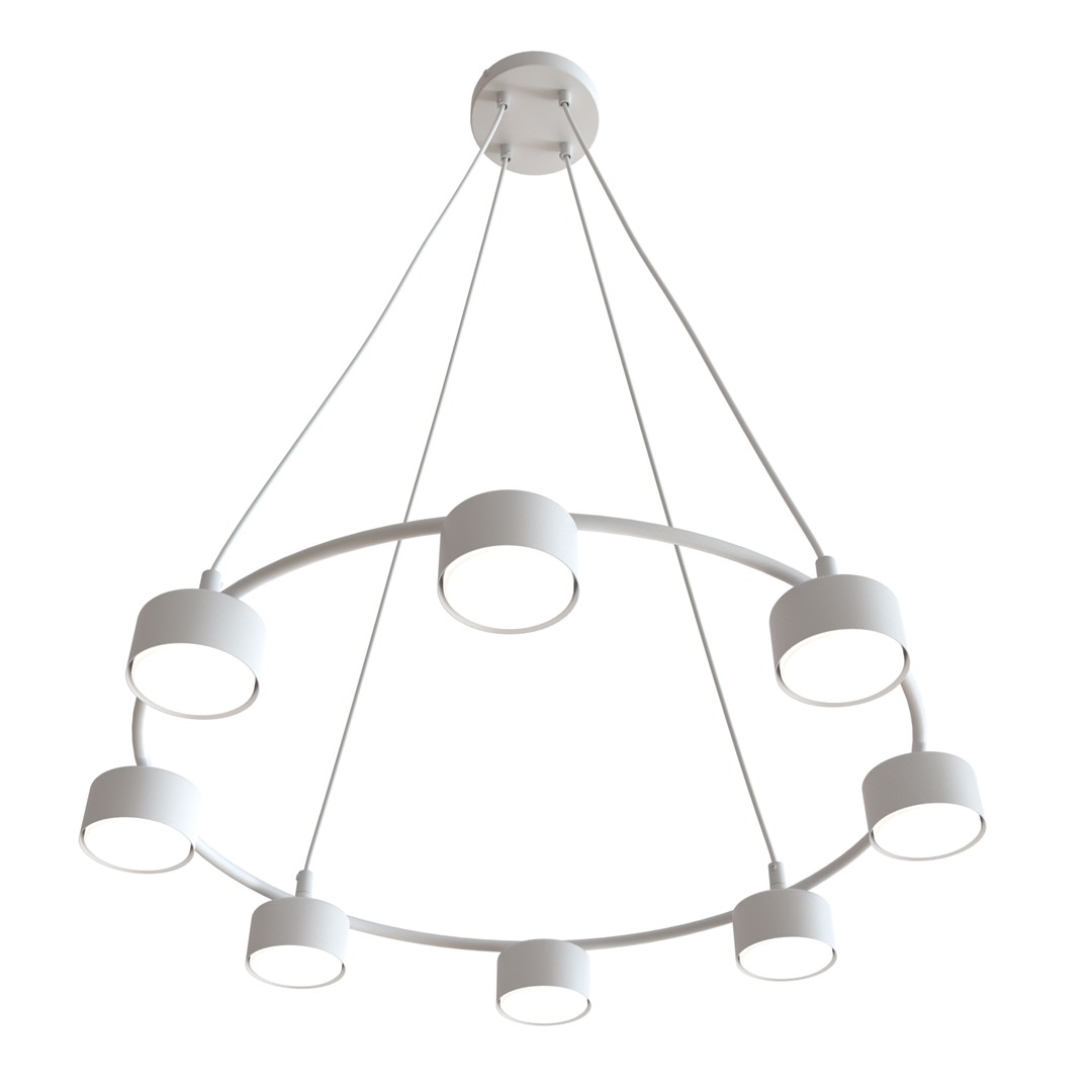 Starlit Ø64 Hvit Taklampe Fra Emibig Lighting - Et minimalistisk anheng med moderne design som fengsler med sin elegante sirkulære form.