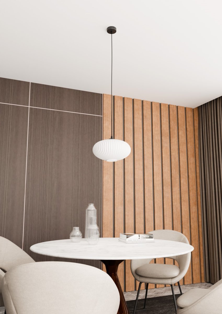 Coco Ø30 Hvit Taklampe Fra Emibig Lighting - Coco taklampe er en moderne pendel som kombinerer eleganse med funksjonalitet.