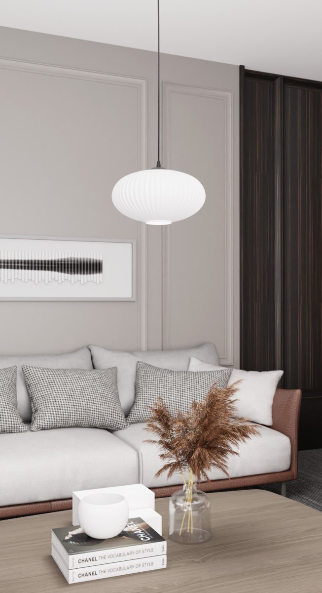 Coco Ø30 Hvit Taklampe Fra Emibig Lighting - Coco taklampe er en moderne pendel som kombinerer eleganse med funksjonalitet.