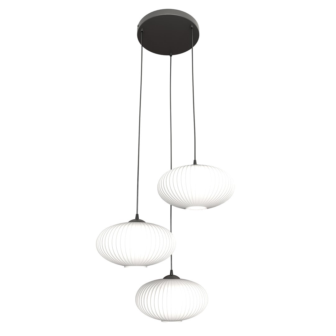 Coco Ø53 Hvit Taklampe Fra Emibig Lighting - Perfekt for stuer og spisestuer &ndash; Coco fungerer som en stilig aksent i alle typer interi&oslash;r.