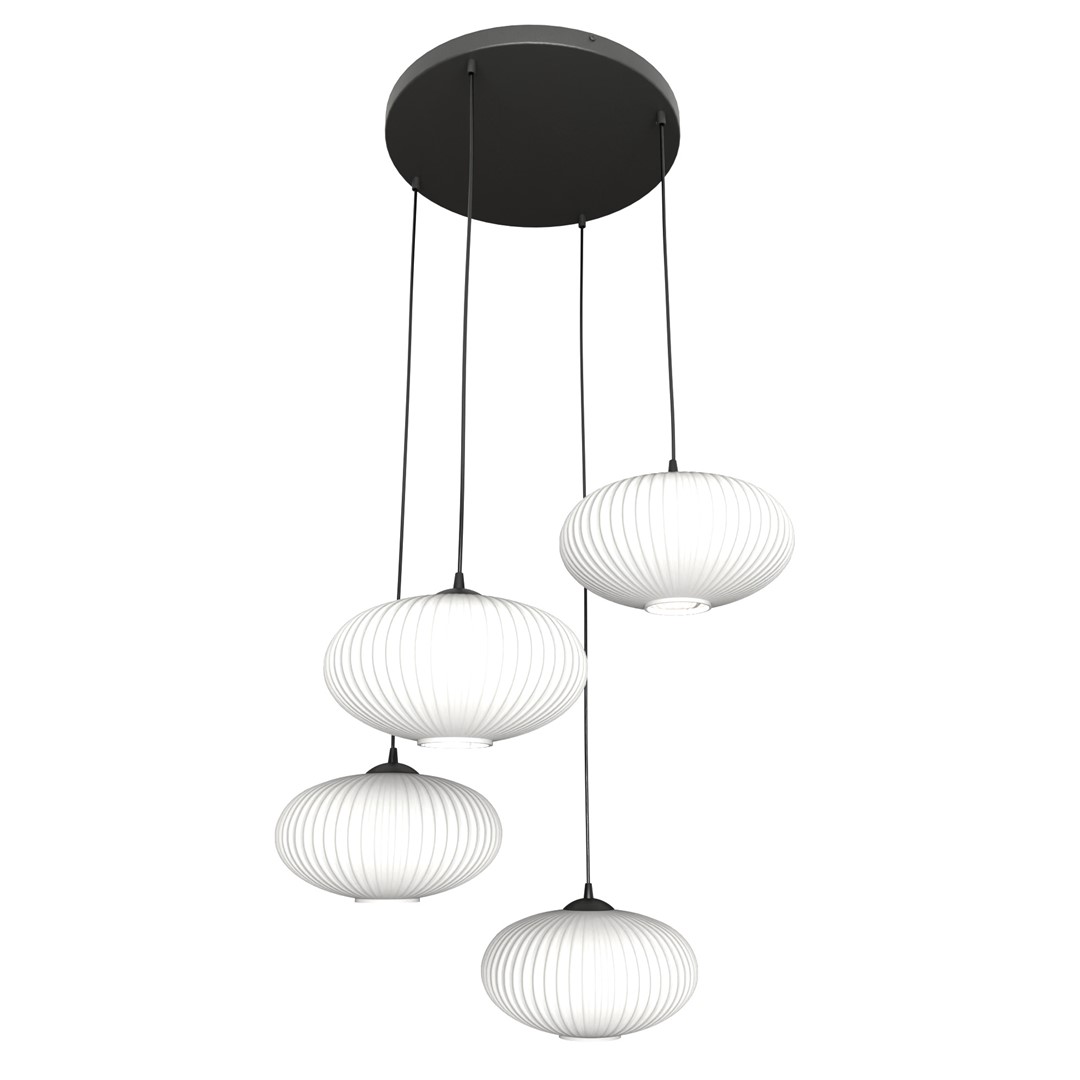 Coco Ø70 Hvit Taklampe Fra Emibig Lighting - Perfekt for stuer og spisestuer &ndash; Coco fungerer som en stilig aksent i alle typer interi&oslash;r.