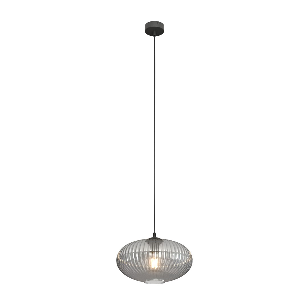 Coco Ø30 Røykfarget Taklampe Fra Emibig Lighting - Perfekt for stuer og spisestuer &ndash; Coco fungerer som en stilig aksent i alle typer interi&oslash;r.