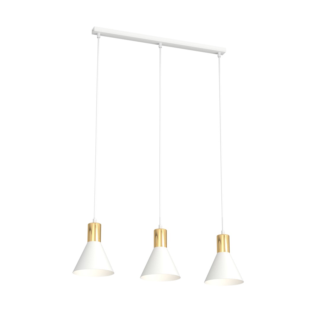 Rosa 60cm Hvit Taklampe Fra Emibig Lighting - Rosa taklampen er et stilig tillegg der enkel form m&oslash;ter elegante detaljer.