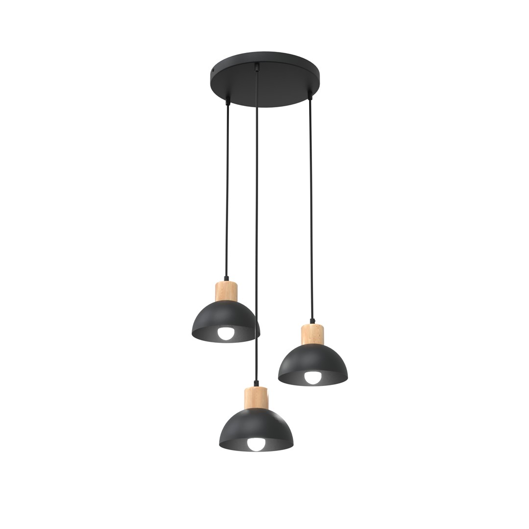 Seco Ø30 Svart Taklampe Fra Emibig Lighting - Perfekt for stuer, spisestue eller kj&oslash;kken &ndash; Seco skaper harmoni og en koselig nordisk atmosf&aelig;re i rommet.