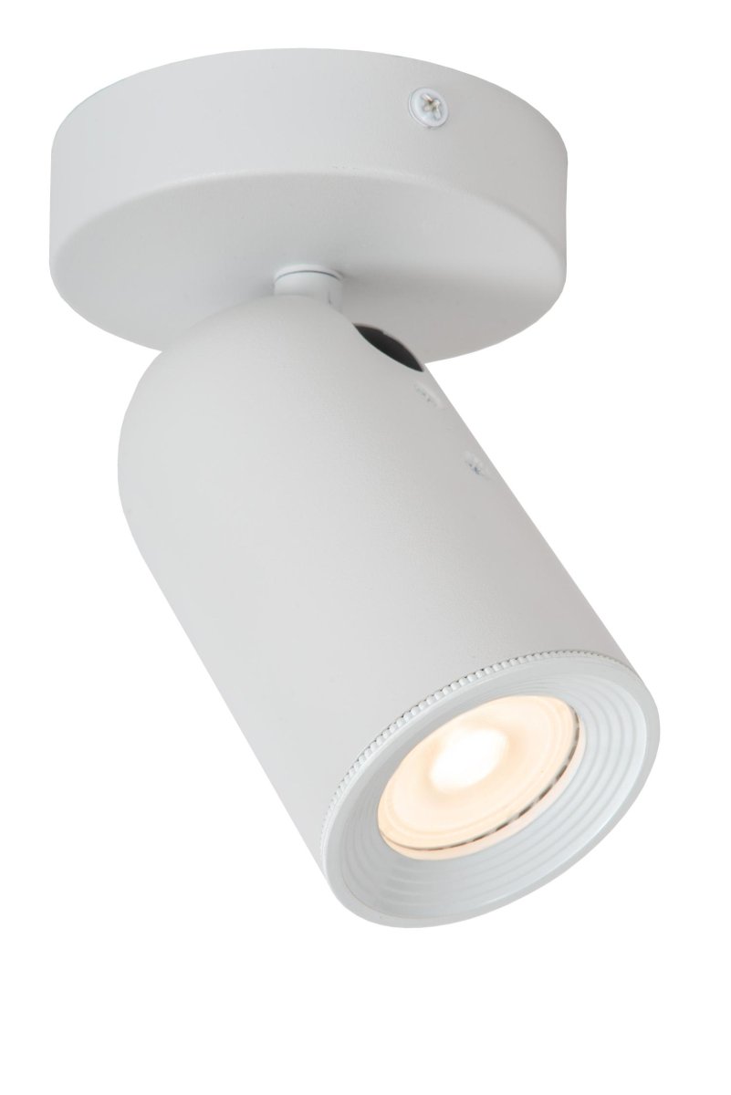 Punch Hvit spotlight Fra Lucide - Ved å koble den til en ekstern dimmer kan du skape den perfekte atmosfæren når som helst.