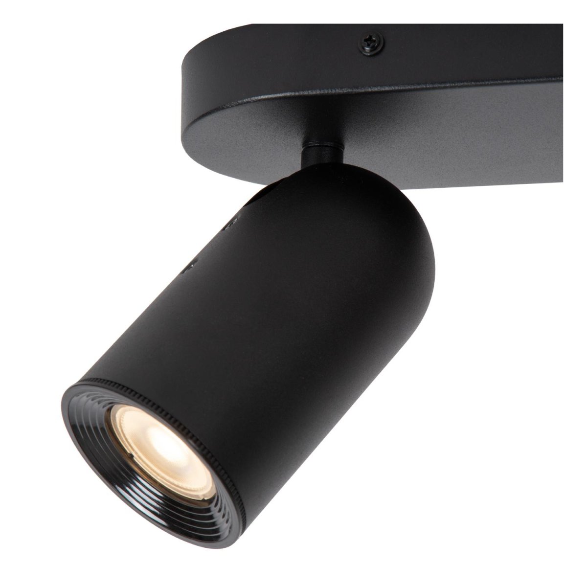 Punch 2 Svart spotlight Fra Lucide - Med en ekstern dimmer kan du også justere lysstyrken etter behov.